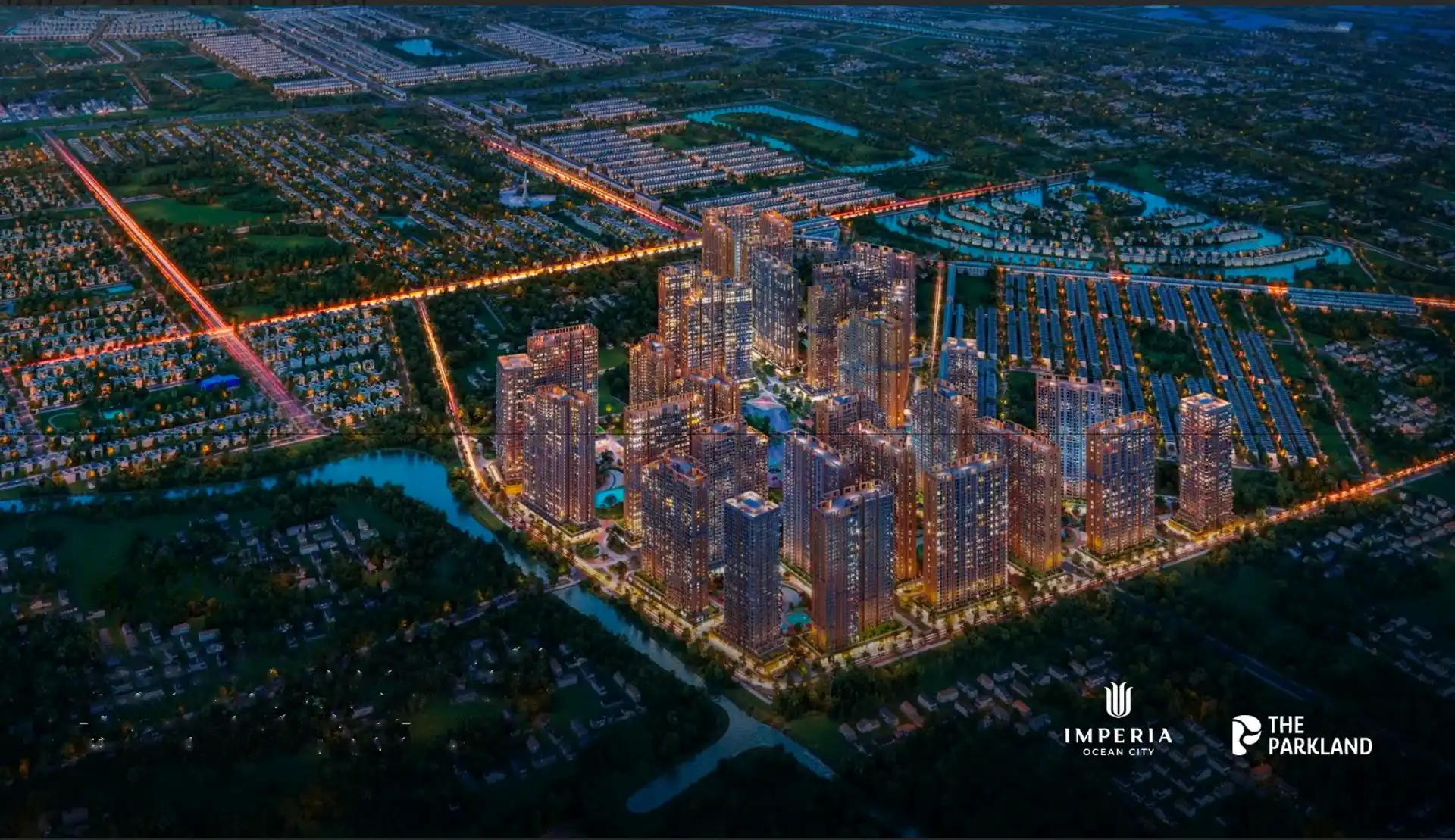 Bố cục tổng thể toàn bộ dự án Imperia Ocean City