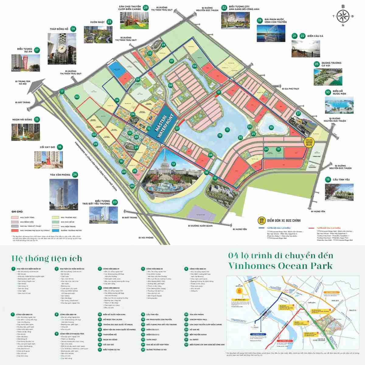 Vị trí đắt giá bậc nhất Vinhomes Ocean Park