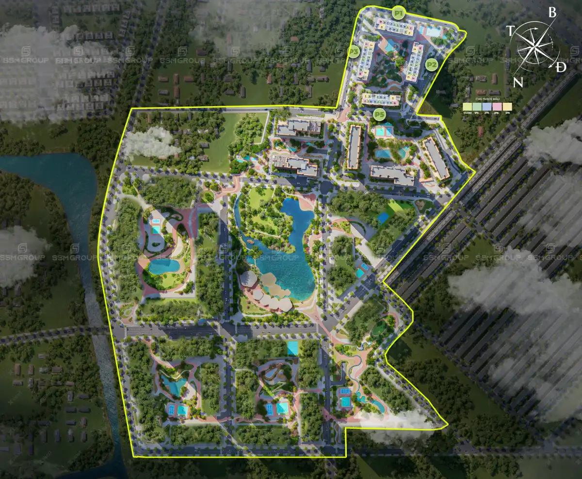 Mặt bằng The Parkland - Giai đoạn 1