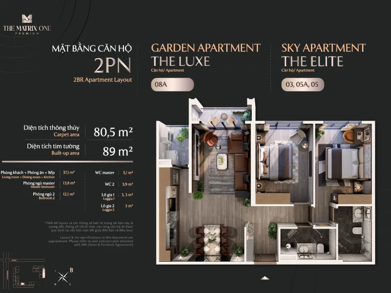 CĂN 2PN: 03-05A-05-08A