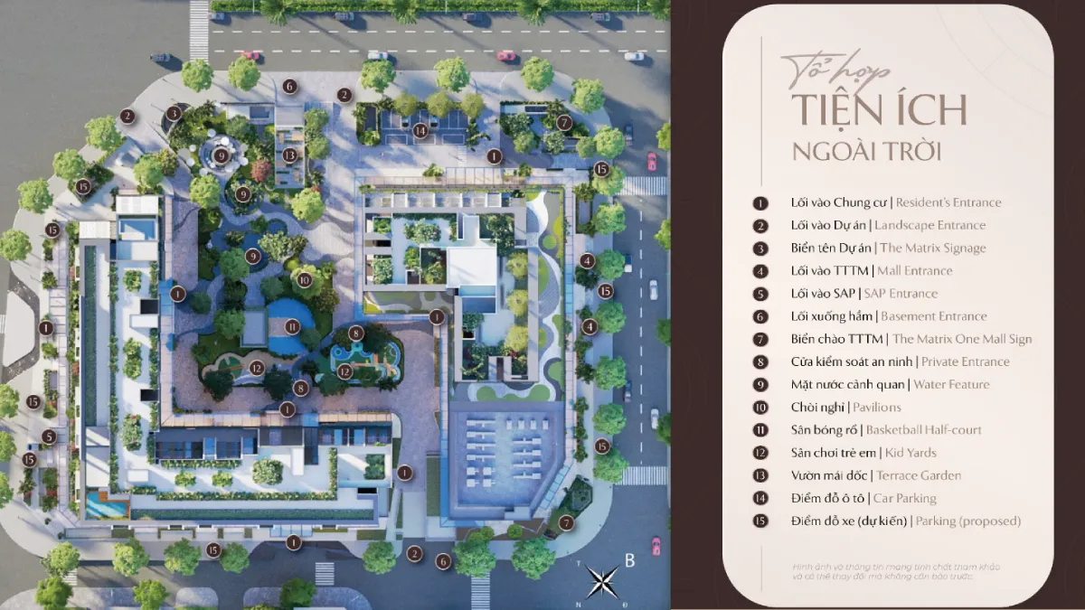 Tổ hợp tiện ích ngoài trời The Matrix One Premium