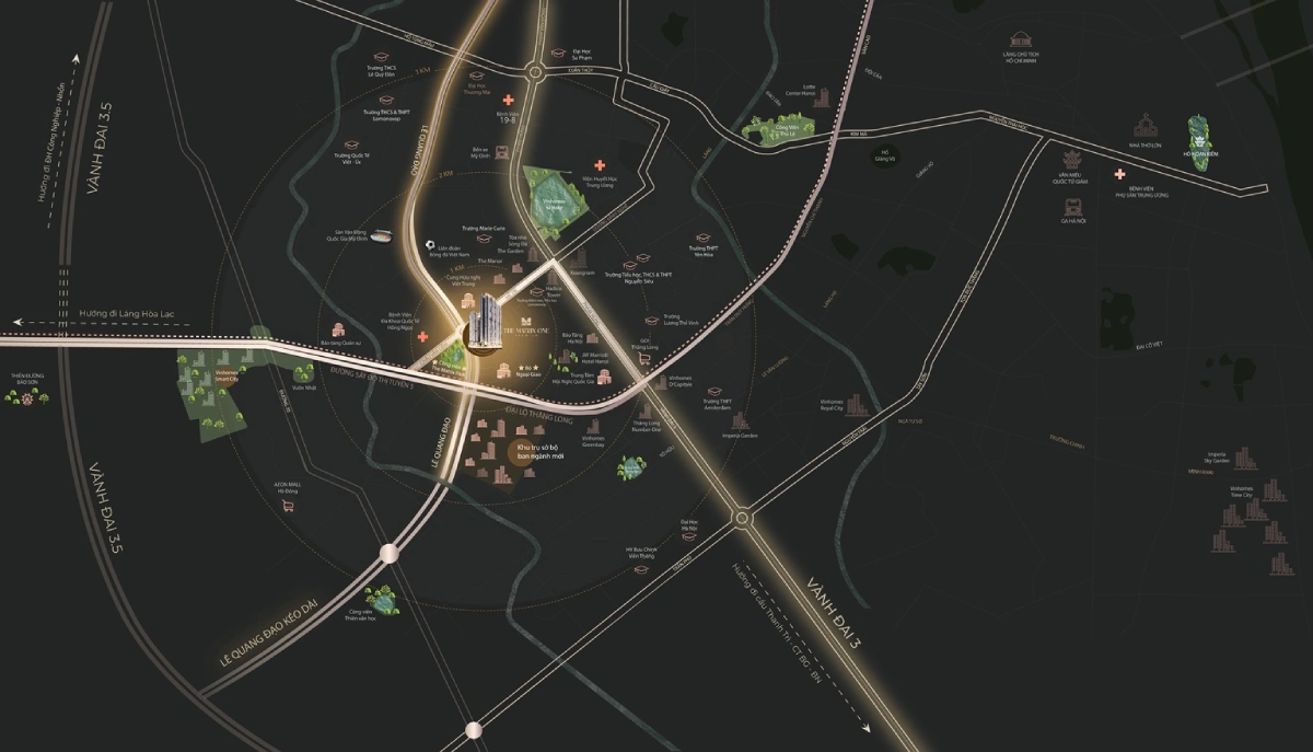 Vị trí The Matrix One Premium