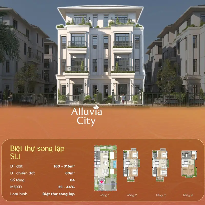 BIỆT THỰ SONG LẬP