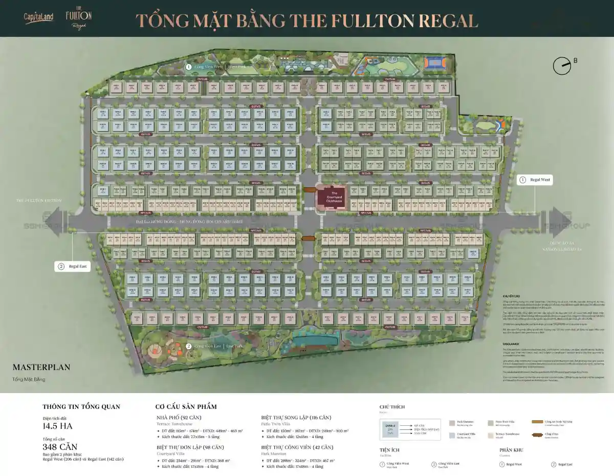 Mặt bằng The Fullton Regal - Ocean Park 3