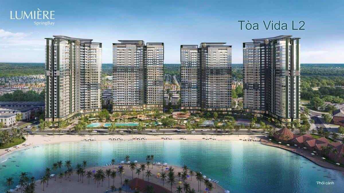 Tòa VIDA (L2) LUMIÈRE SpringBay: Dòng Chảy Sức Sống Căng Tràn