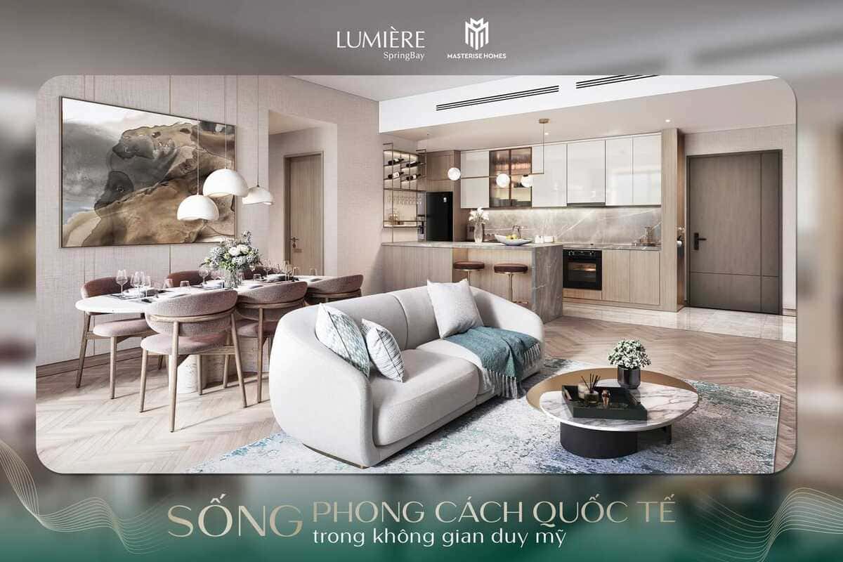 LUMIÈRE SpringBay -&nbsp;Trải Ngiệm Sống Phong Cách Với Thiết Kế Duy Mỹ