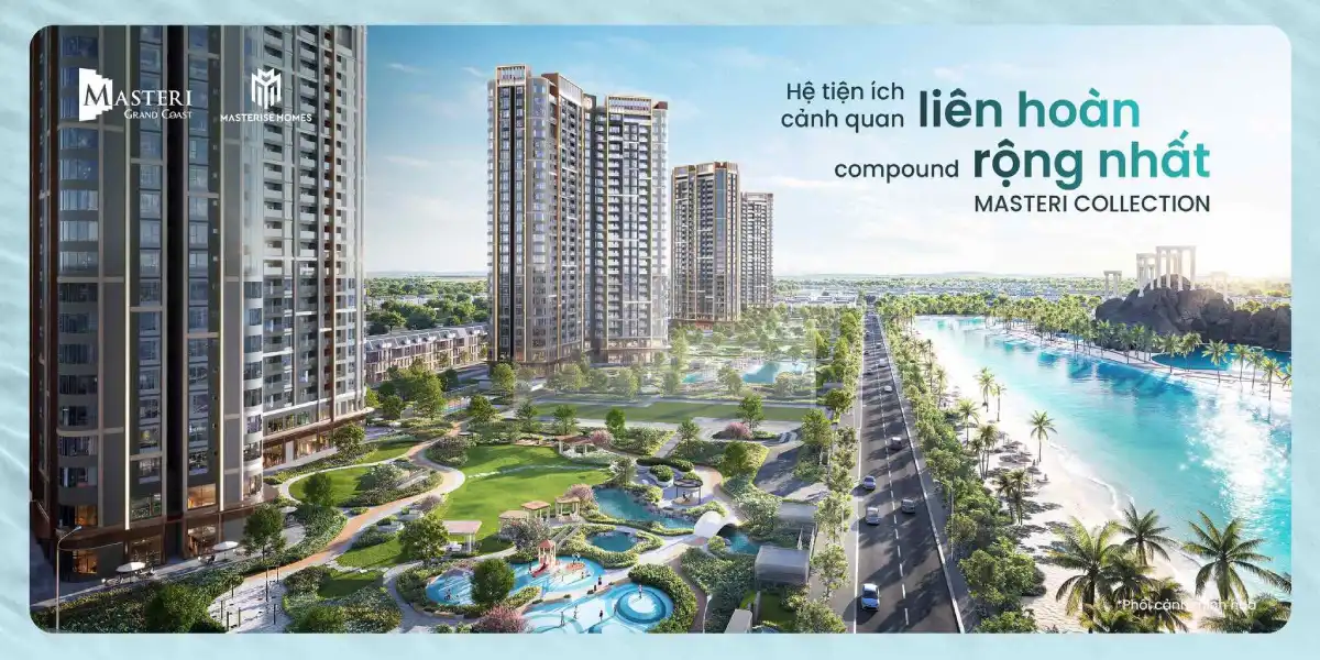 Hệ thống tiện ích cảnh quan liên hoàn khép kín rộng nhất trong phân khúc Masteri Collection