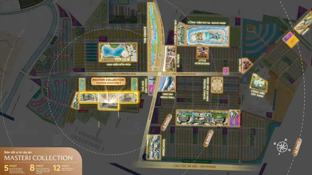 Vị trí Masteri Era Landmark - Ocean Park 3