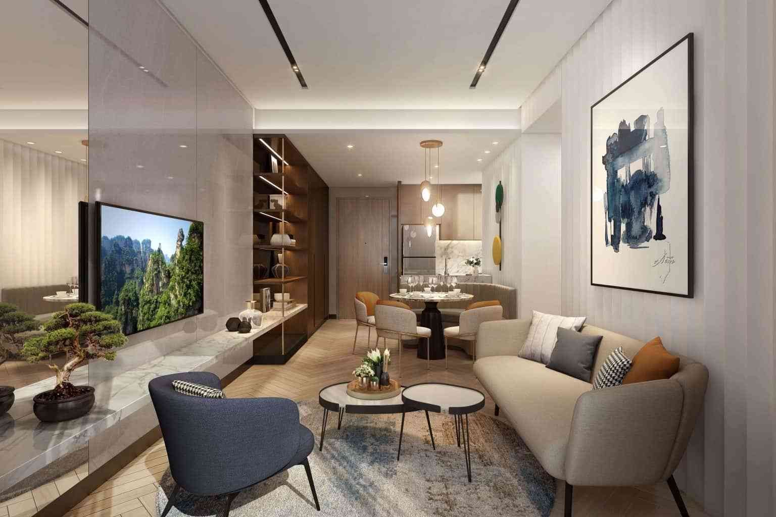 Căn hộ STUDIO tại Masteri Trinity Square được thiết kế thông minh, tối ưu công năng