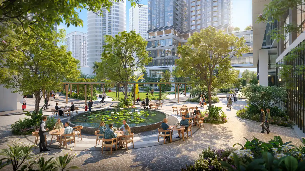 Vườn Phúc Lộc - Sun Feliza Suites Cầu Giấy