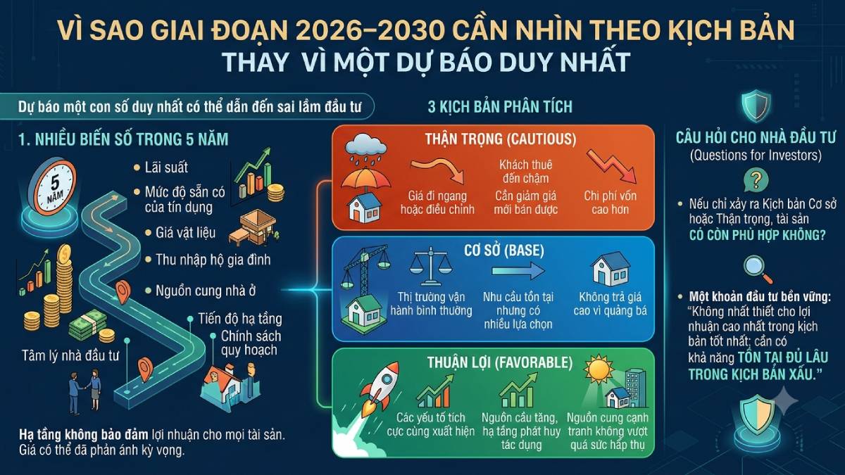 Dự đoán ba kịch bản tăng giá bất động sản