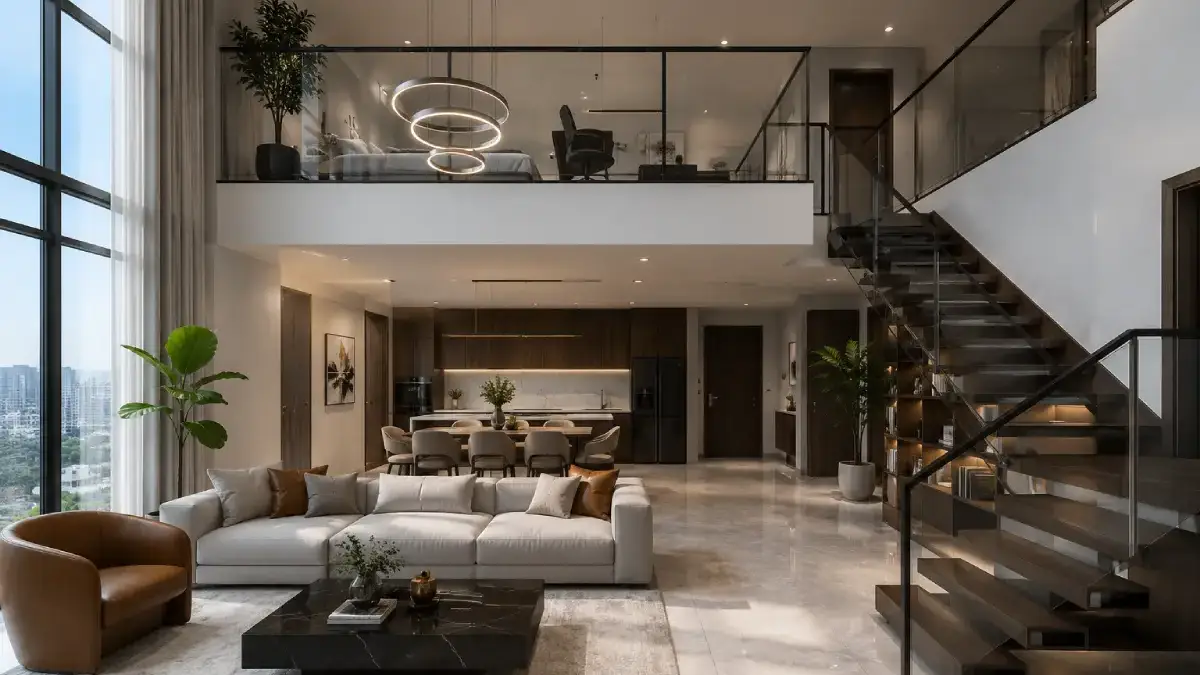 Cách bố trí nội thất căn hộ Duplex
