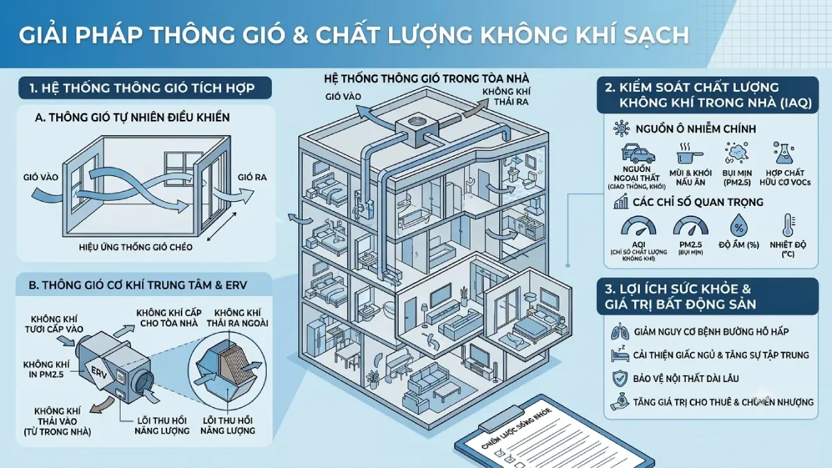 Hệ thống thông gió trong tòa nhà