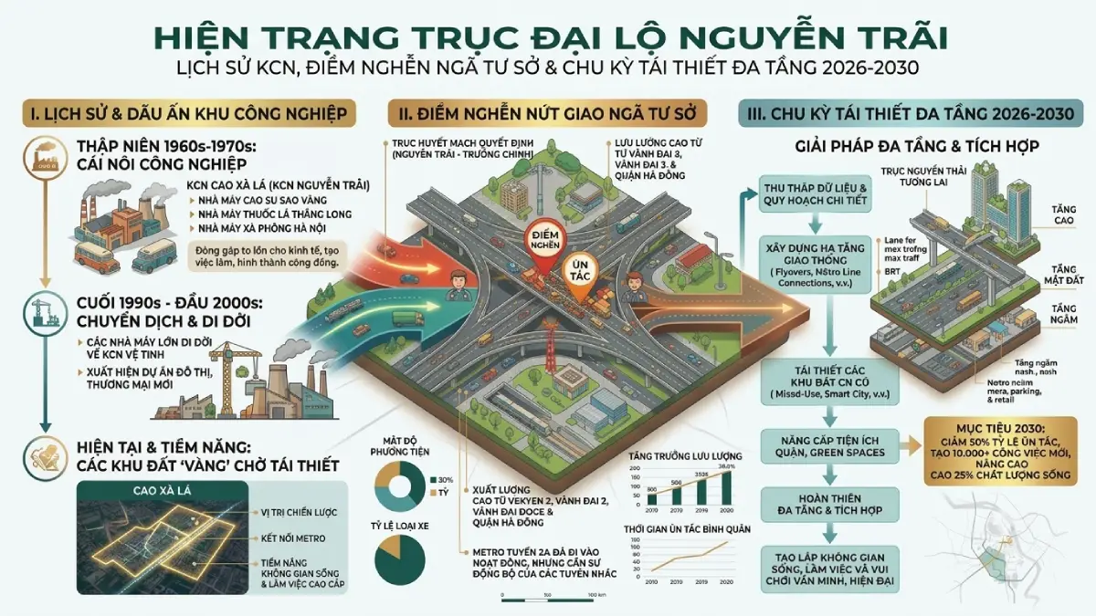 Hiện trạng trục giao thông đại lộ Nguyễn Trãi