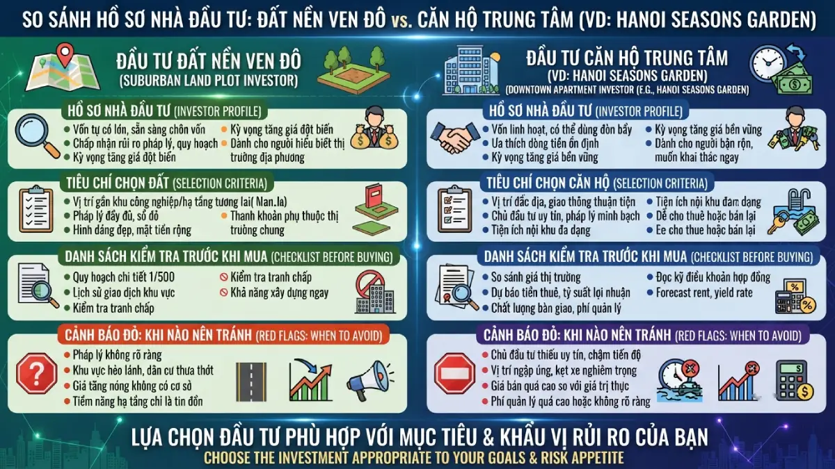 Lựa chọn đầu tư phù hợp với mục tiêu và khẩu vị rủi ro của bạn
