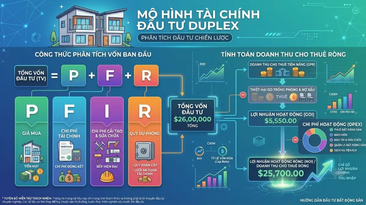 Phân tích tài chính đầu tư căn hộ duplex