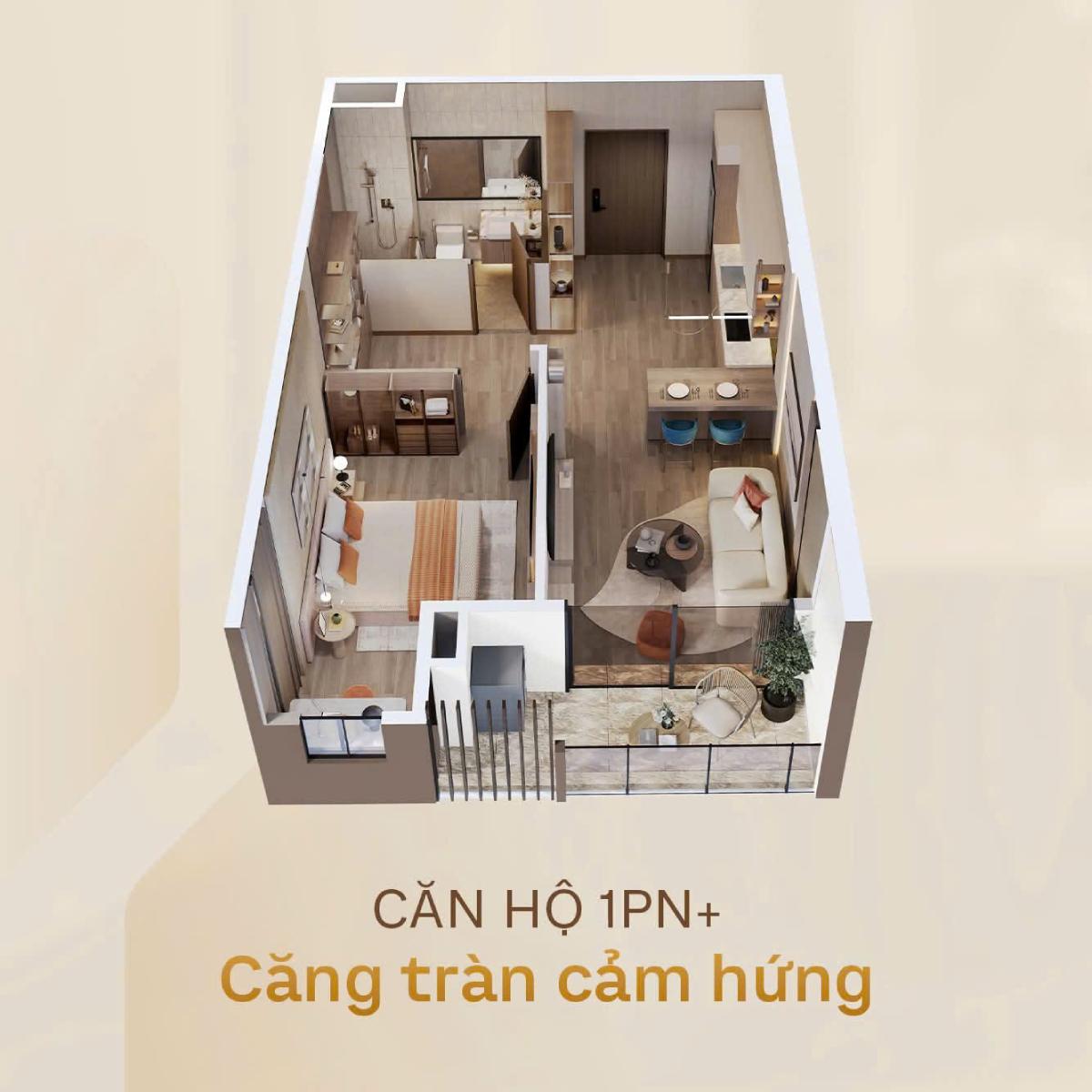 Căn Hộ 1PN +